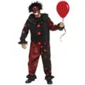 Adult Creepy Chrome Clown Costume - US 9128
