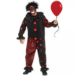 Adult Creepy Chrome Clown Costume - US 9128