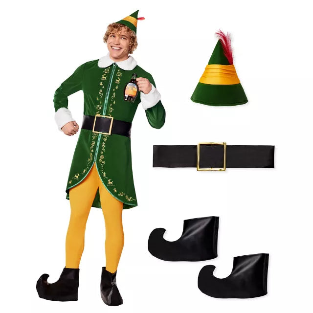 Adult Buddy the Elf Costume - Elf - US 8235