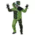 Adult Neon Chaos Clown Costume - US 4547