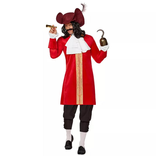 Adult Captain Hook Costume - Peter Pan - US 7508