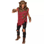 Adult Hooded Wolf Costume - US 0732