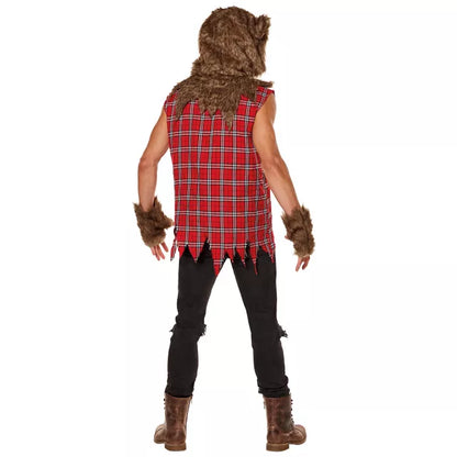 Adult Hooded Wolf Costume - US 0732