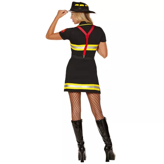Adult Firefighter Dress Costume - US 6809