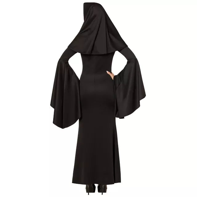 Adult Long Sexy Nun Costume - US 3286