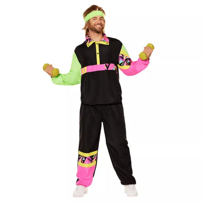 Adult 80s Neon Track Suit - US 5457