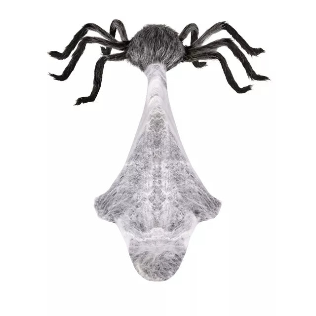 21 In LED Gray Jumping Spider Animatronic - US 7978