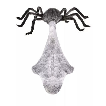 21 In LED Gray Jumping Spider Animatronic - US 7978