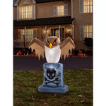 4.5 Ft. Owl Tombstone Light-Up Inflatable Decoration - US 1581