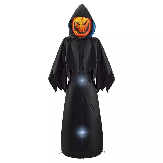 6 Ft. Masked Hooded Figure Light-Up Inflatable Decoration - US 4987