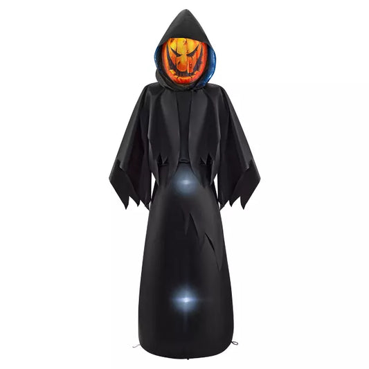 6 Ft. Masked Hooded Figure Light-Up Inflatable Decoration - US 4987