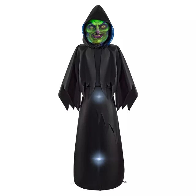 6 Ft. Masked Hooded Figure Light-Up Inflatable Decoration - US 4987