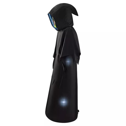 6 Ft. Masked Hooded Figure Light-Up Inflatable Decoration - US 4987