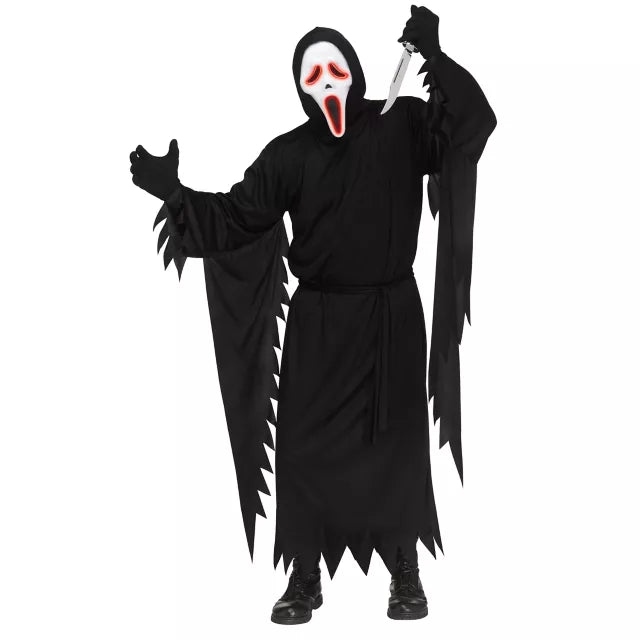 Adult Light-Up Ghost Face Costume - US 8244