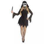 Adult Ghost Face Bling Dress Costume - US 5694