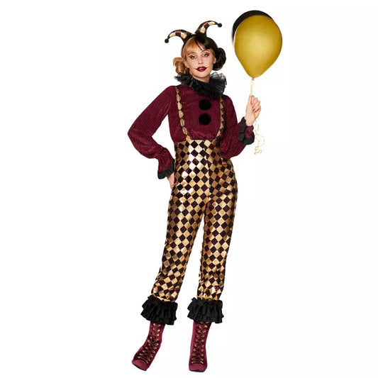 Adult Checkered Clown Costume - The Signature Collection - US 7215