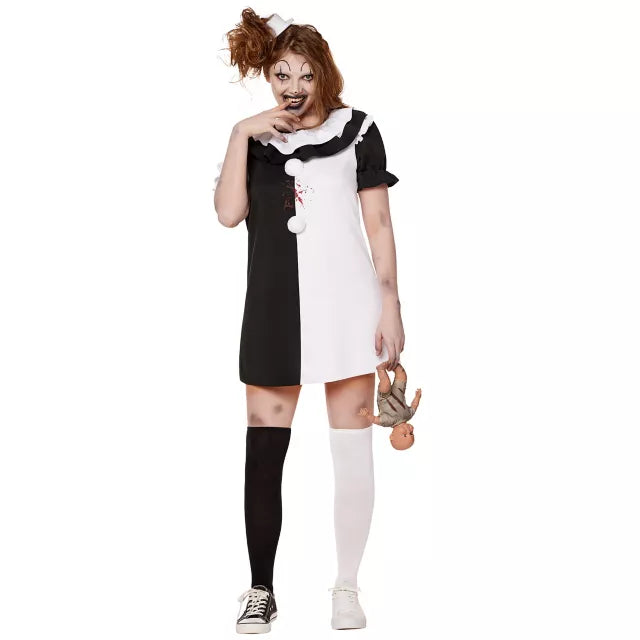 Adult Little Pale Girl Costume - Terrifier - US 3255
