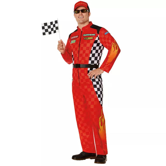 Adult Lightning McQueen Jumpsuit Costume - Cars - US 8567