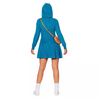 Adult Cookie Monster Dress Costume - Sesame Street - US 5920