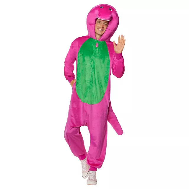 Adult Barney Jumpsuit Costume - US 8206