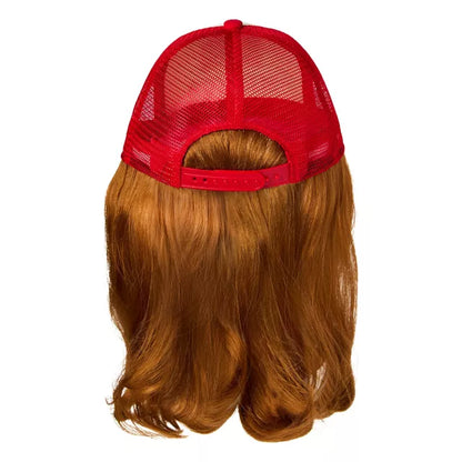 'Merica Trucker Hat with Attached Wig - US 7457