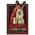 18" Krampus Is Coming to Town Sign - US 8245