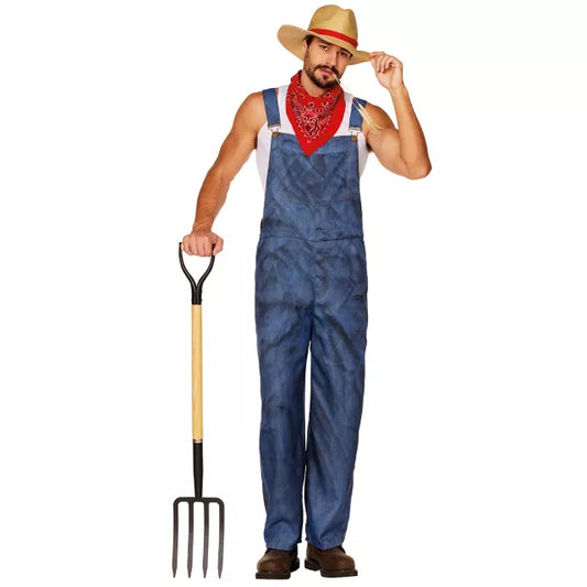 Adult Farmer Overalls Costume - US 6279
