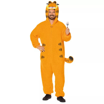 Adult Garfield Jumpsuit Costume - US 2376