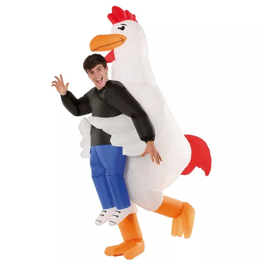 Adult Inflatable Chicken Abduction Costume - US 4825