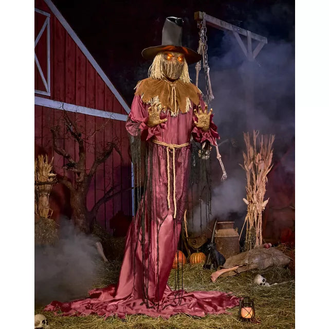 9 Ft 5 In Sinister Straw Man Animatronic - US 5339