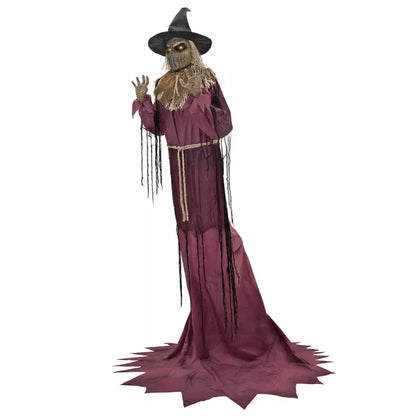 9 Ft 5 In Sinister Straw Man Animatronic - US 5339