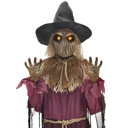 9 Ft 5 In Sinister Straw Man Animatronic - US 5339