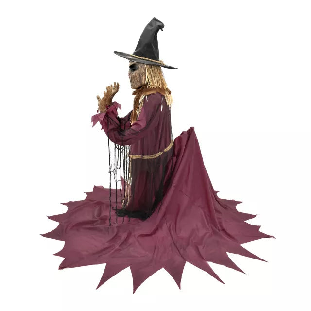 9 Ft 5 In Sinister Straw Man Animatronic - US 5339