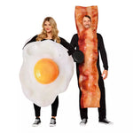 Adult Bacon and Eggs Couples Costume - US 9367