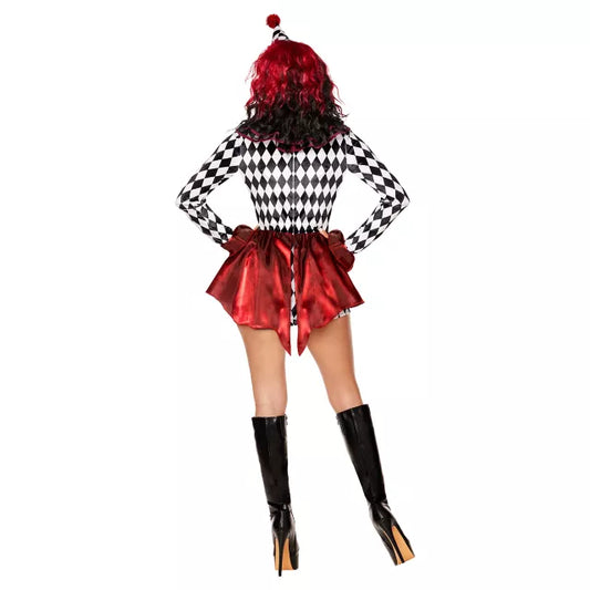 Adult Clown Romper Costume - US 1167