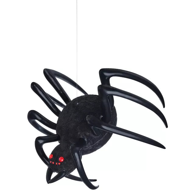 4 Ft Hanging Inflatable Furry Spider - US 1833