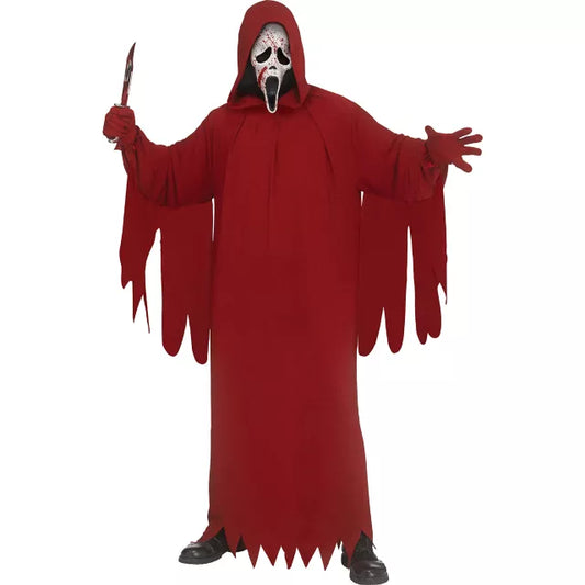Adult Crimson Ghost Face Robe Costume - US 0591