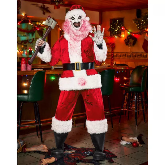 6 Ft 3 In Art the Clown Santa Claus Animatronic - US 8406