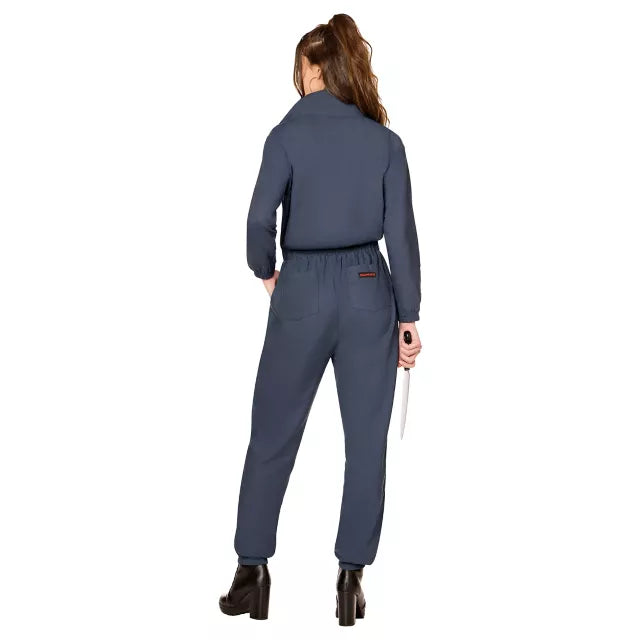 Adult Michael Myers Jumpsuit with Crop Top Costume - Halloween II - US 6716