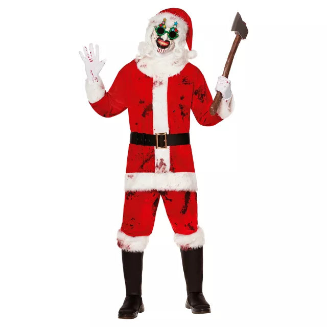 Adult Art the Clown Santa Costume - Terrifier - US 0752