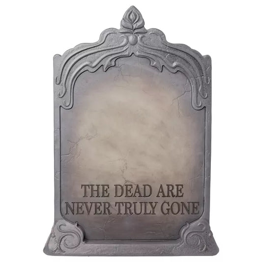 24 Inch Never Truly Gone Light-Up Animated Tombstone Blow Mold - US 0773