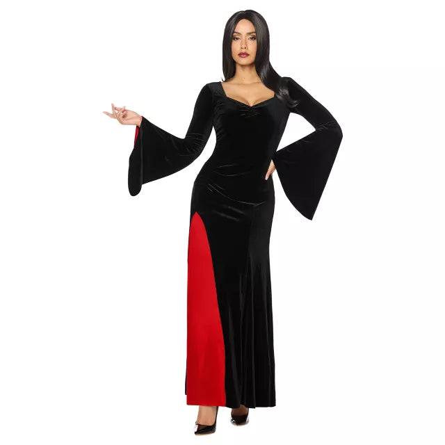 Adult Morticia Addams Dress Costume - Wednesday - US 8745