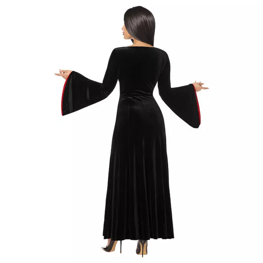 Adult Morticia Addams Dress Costume - Wednesday - US 8745