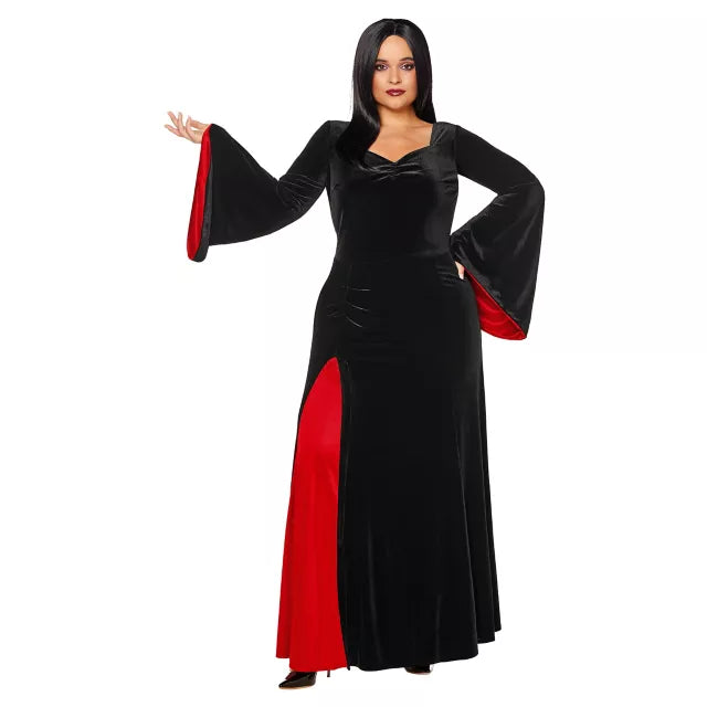 Adult Morticia Addams Dress Costume - Wednesday - US 8745