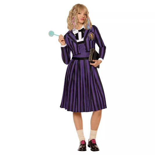 Adult Enid Sinclair Nevermore Academy Uniform Costume - Wednesday - US 8494