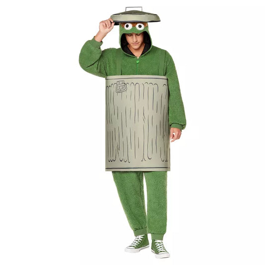 Adult Oscar the Grouch Costume - Sesame Street - US 4978