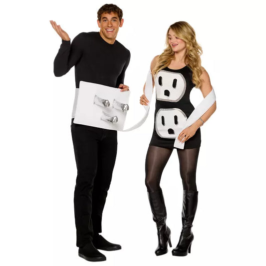 Adult Plug and Socket Couples Costume - US 1477