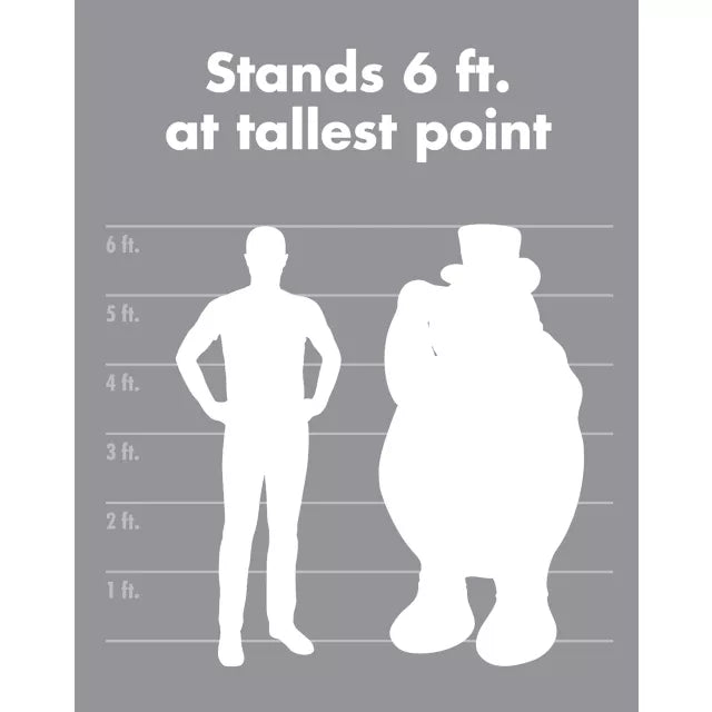 5 Ft 9 In Frosty the Snowman Animatronic - US 5129