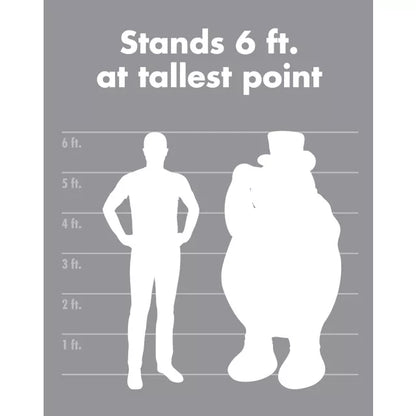 5 Ft 9 In Frosty the Snowman Animatronic - US 5129