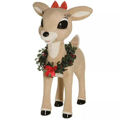 4 Ft Clarice Animatronic - Rudolph the Red-Nosed Reindeer - US 1116